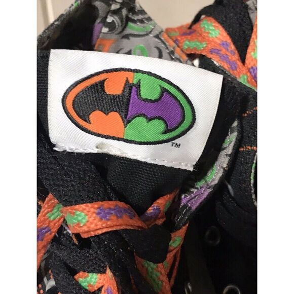 Converse All Star Sneakers Shoes DC Comics Batman & Joker Unisex W 5.5 M 3.5 - Picture 8 of 12